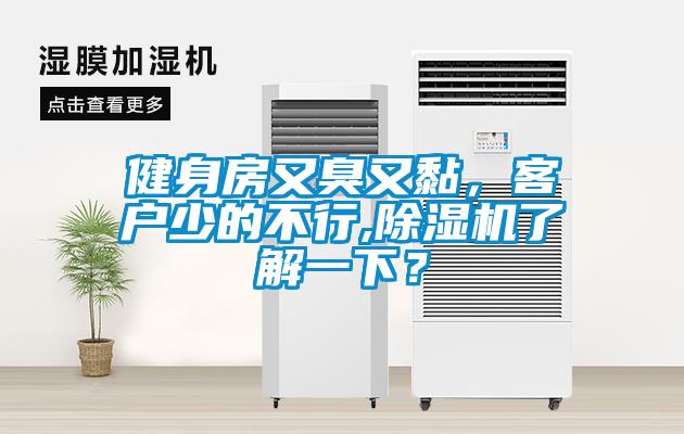 健身房又臭又黏，客户少的不行,除湿机了解一下？
