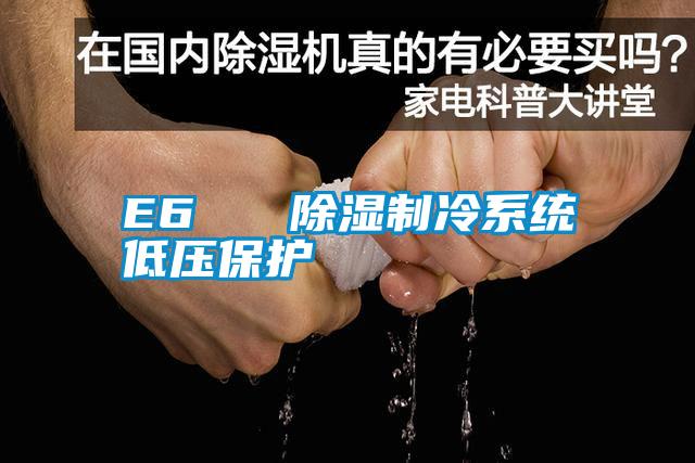 E6   除湿制冷系统低压?；?/></p>
						    <p style=