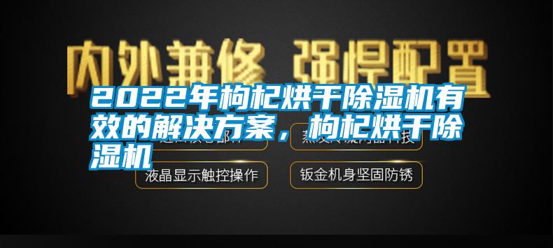 2022年枸杞烘干除湿机有效的解决方案，枸杞烘干除湿机