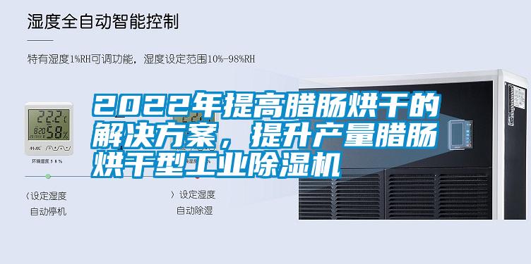 2022年提高腊肠烘干的解决方案，提升产量腊肠烘干型工业除湿机