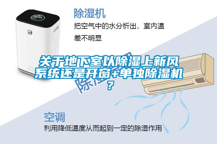 关于地下室以除湿上新风系统还是开窗+单独除湿机？