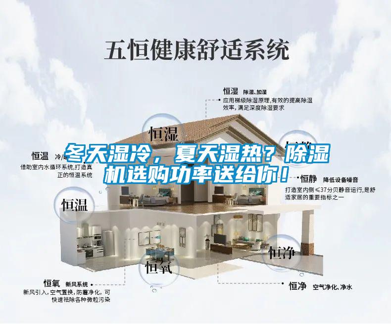 冬天湿冷，夏天湿热？除湿机选购功率送给你！