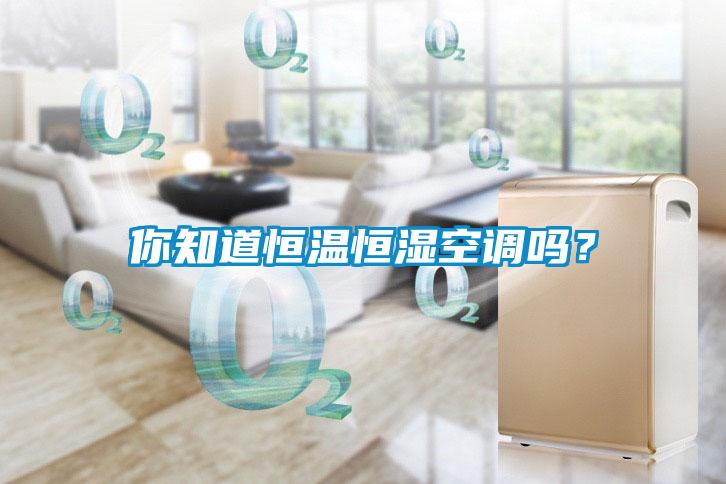 你知道恒温恒湿空调吗？