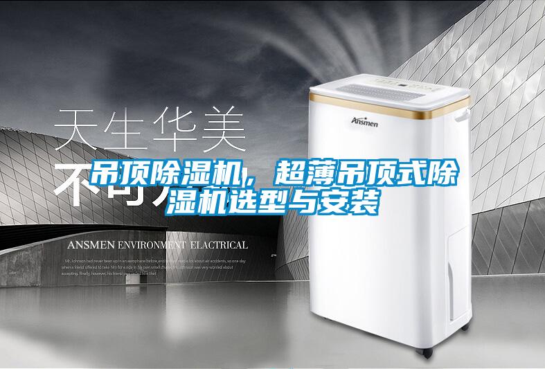 吊顶除湿机，超薄吊顶式除湿机选型与安装