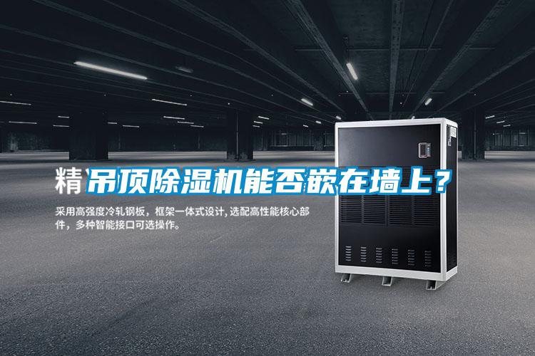 吊顶除湿机能否嵌在墙上？