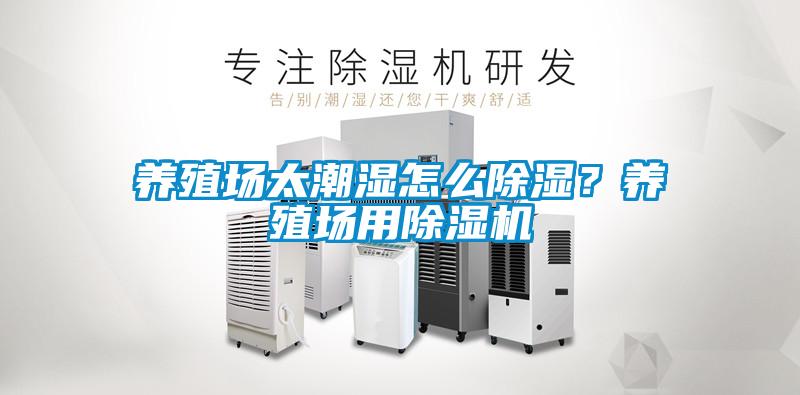 养殖场太潮湿怎么除湿？养殖场用除湿机