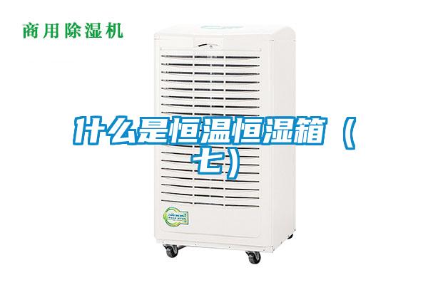 什么是恒温恒湿箱（七）