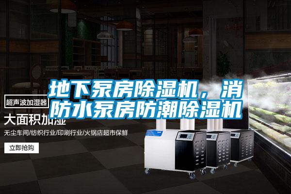 地下泵房除湿机，消防水泵房防潮除湿机