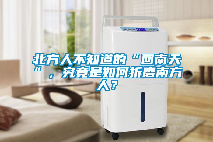 北方人不知道的“回南天”，究竟是如何折磨南方人？