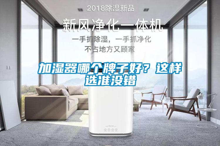 加湿器哪个牌子好？这样选准没错