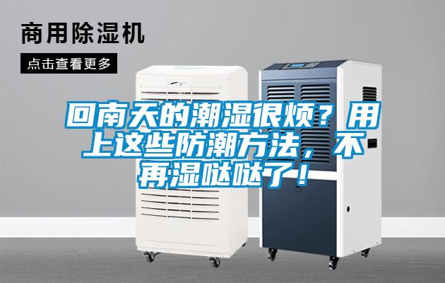 回南天的潮湿很烦？用上这些防潮方法，不再湿哒哒了！