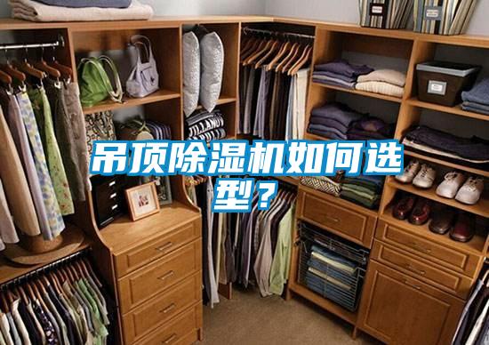 吊顶除湿机如何选型？