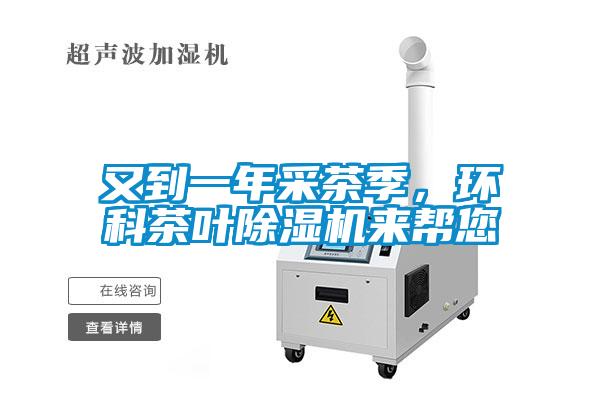 又到一年采茶季，环科茶叶除湿机来帮您