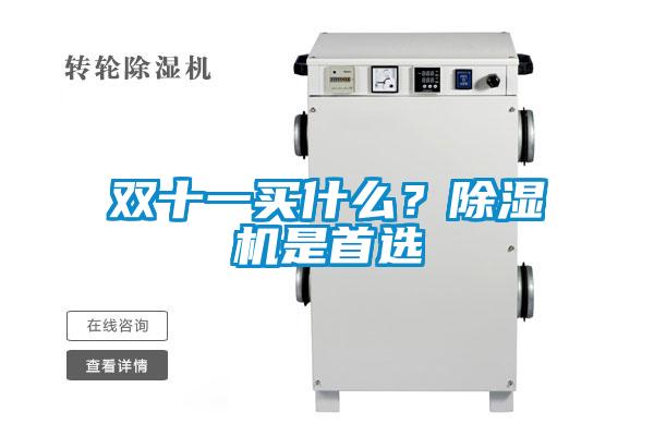 双十一买什么？除湿机是首选