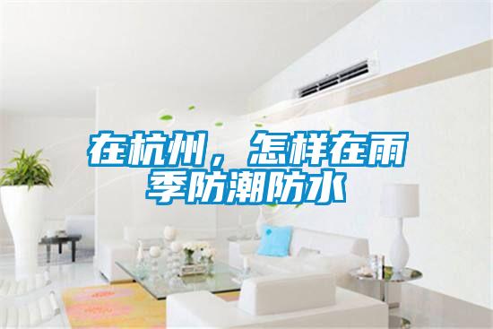 在杭州，怎样在雨季防潮防水