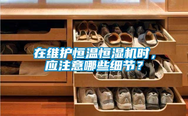 在维护恒温恒湿机时，应注意哪些细节？
