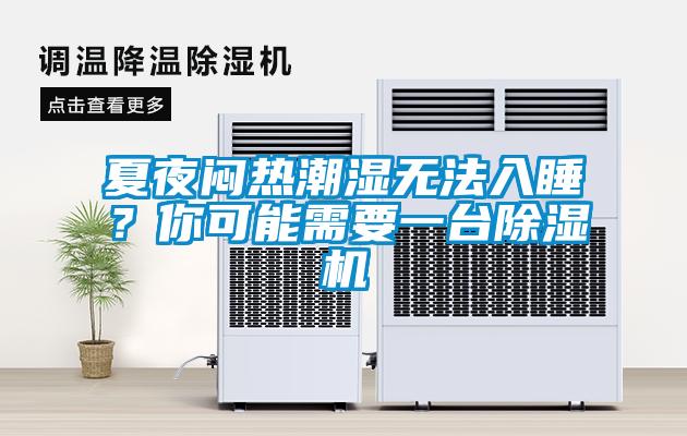 夏夜闷热潮湿无法入睡？你可能需要一台除湿机