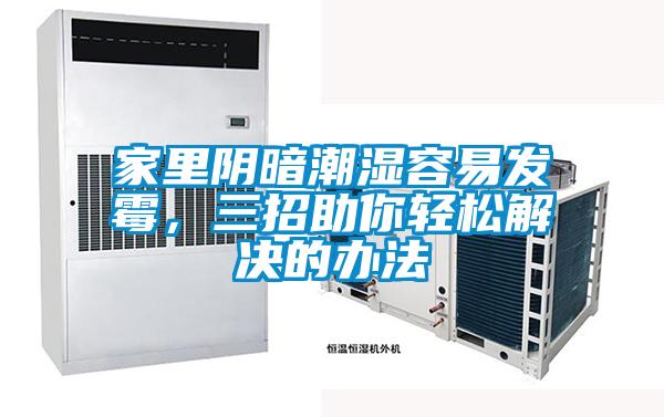 家里阴暗潮湿容易发霉，三招助你轻松解决的办法