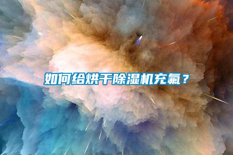 如何给烘干除湿机充氟？