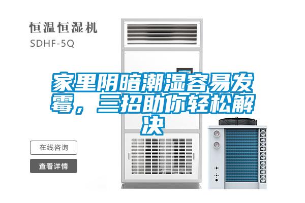 家里阴暗潮湿容易发霉，三招助你轻松解决