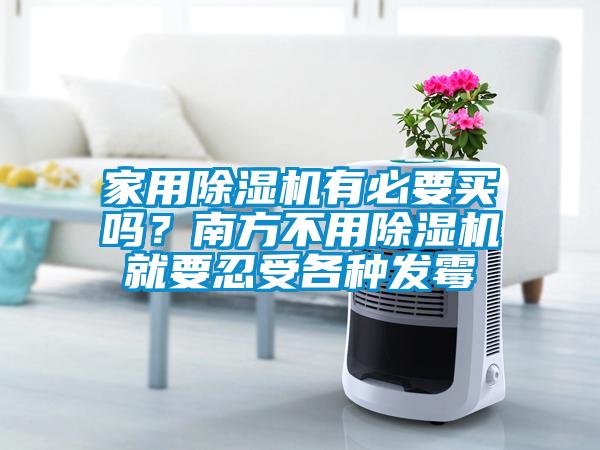 家用除湿机有必要买吗?南方不用除湿机就要忍受各种发霉