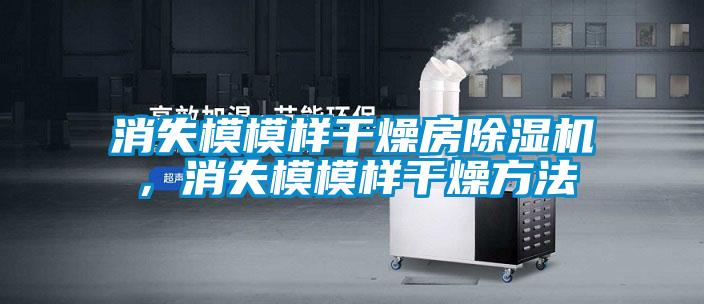 消失模模样干燥房除湿机，消失模模样干燥方法
