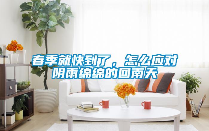 春季就快到了，怎么应对阴雨绵绵的回南天