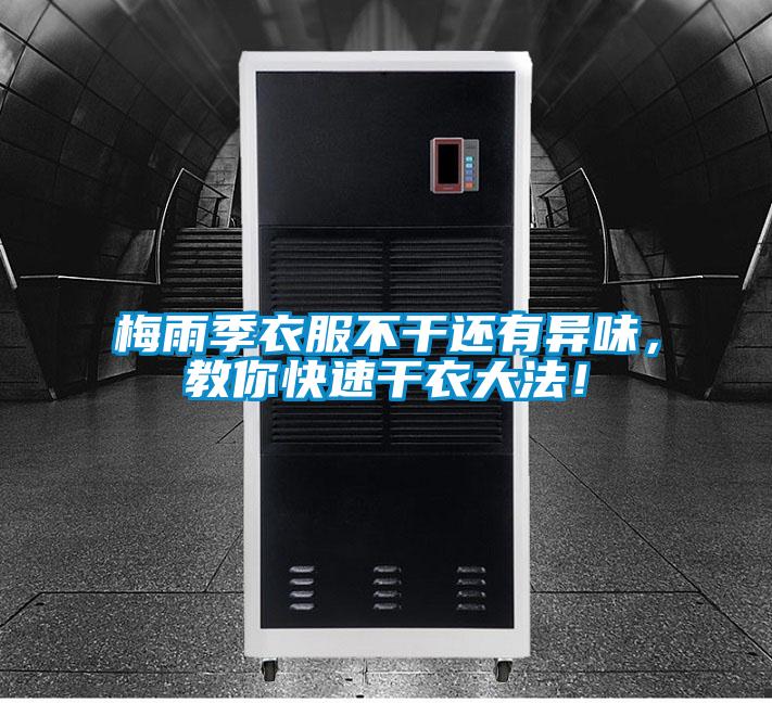 梅雨季衣服不干还有异味，教你快速干衣大法！