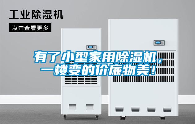 有了小型家用除湿机，一楼变的价廉物美！