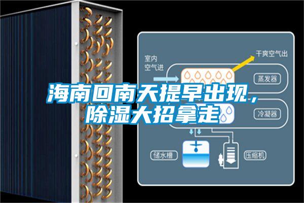 海南回南天提早出现，除湿大招拿走