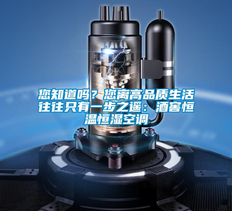 您知道吗？您离高品质生活往往只有一步之遥：酒窖恒温恒湿空调
