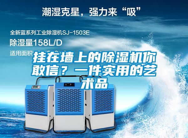 挂在墙上的除湿机你敢信？一件实用的艺术品