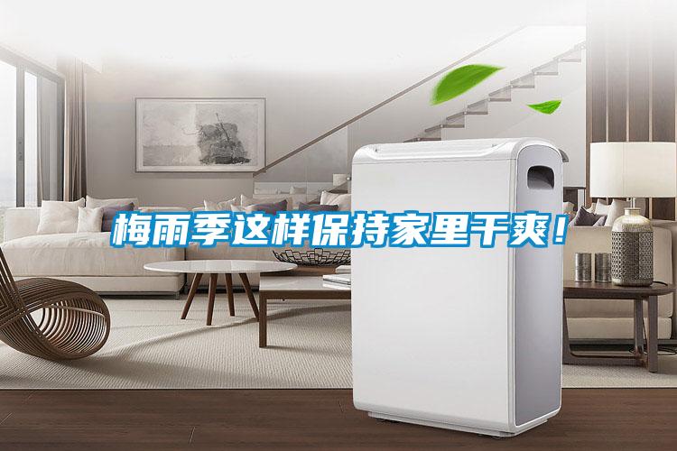 梅雨季这样保持家里干爽！