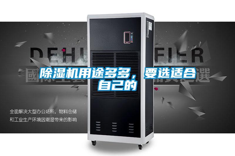 除湿机用途多多，要选适合自己的
