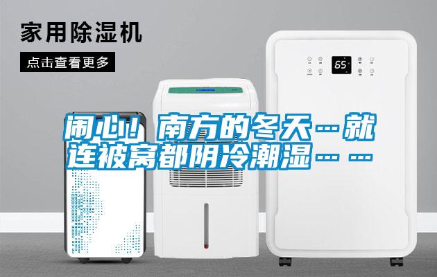闹心！南方的冬天…就连被窝都阴冷潮湿……