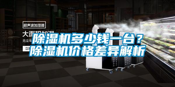 除湿机多少钱一台？除湿机价格差异解析