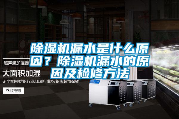 除湿机漏水是什么原因？除湿机漏水的原因及检修方法