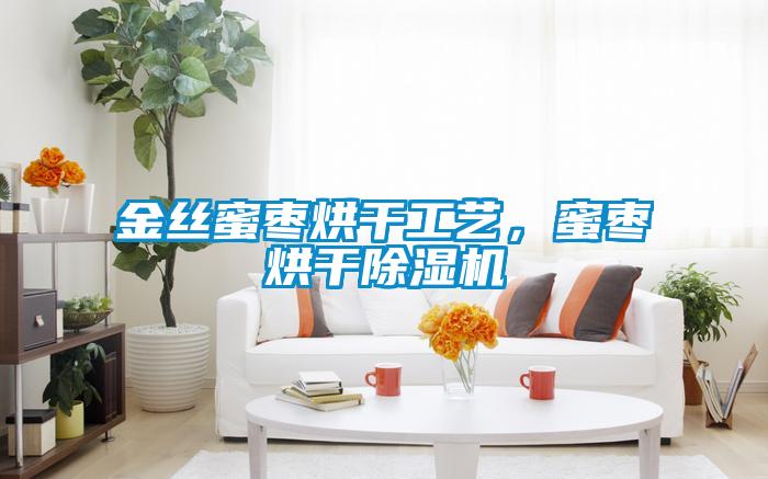 金丝蜜枣烘干工艺，蜜枣烘干除湿机