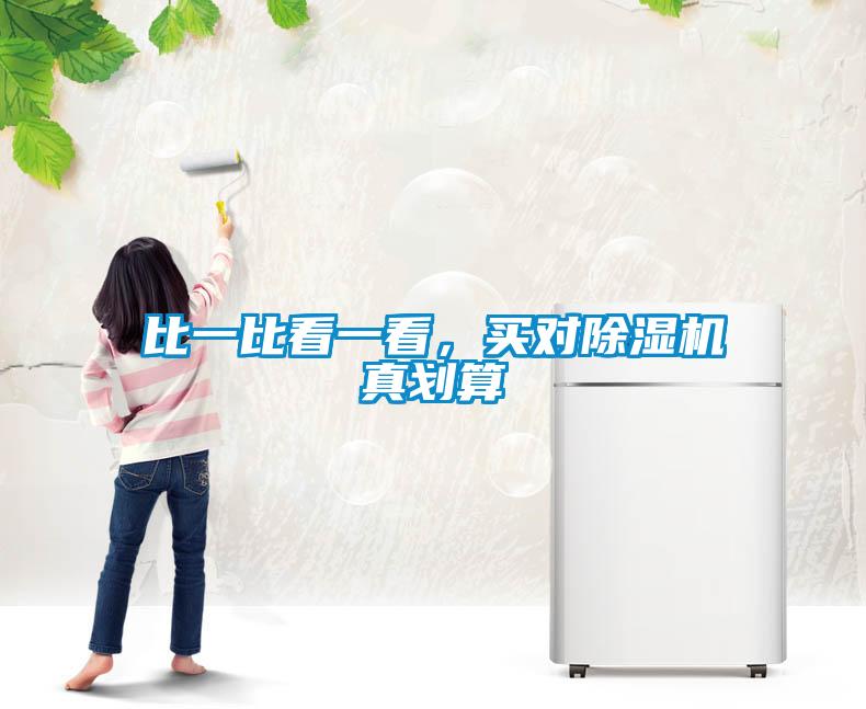 比一比看一看，买对除湿机真划算