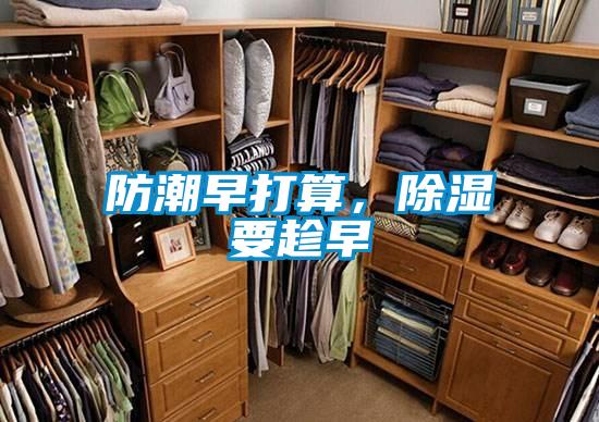防潮早打算，除濕要趁早