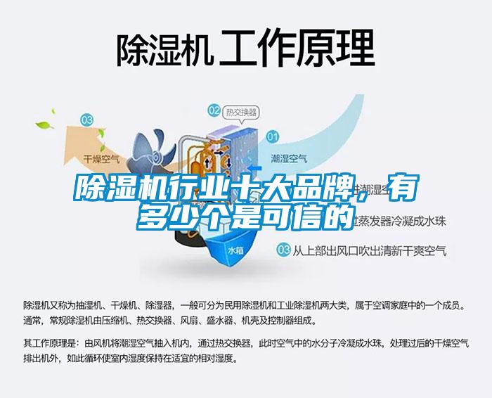 除湿机行业十大品牌，有多少个是可信的