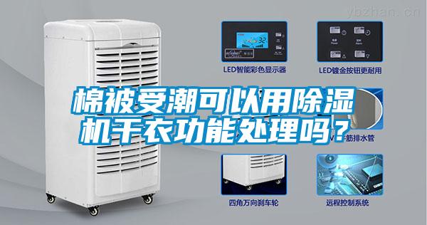 棉被受潮可以用除湿机干衣功能处理吗？
