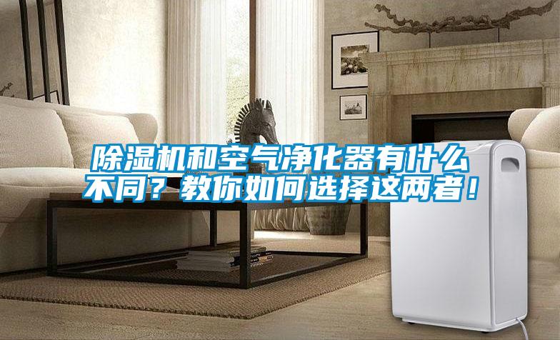 除湿机和空气净化器有什么不同？教你如何选择这两者！