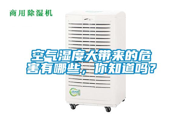 空气湿度大带来的危害有哪些，你知道吗？