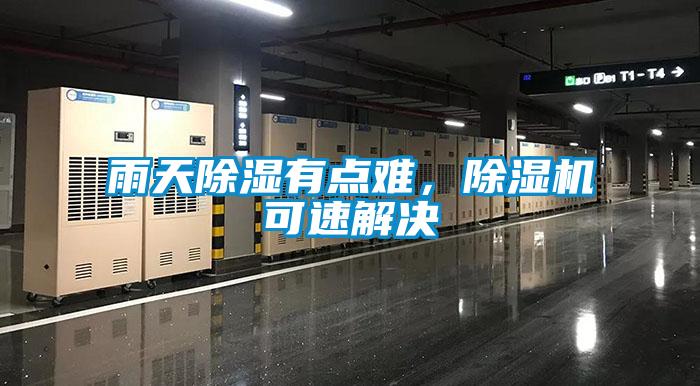 雨天除濕有點(diǎn)難，除濕機(jī)可速解決