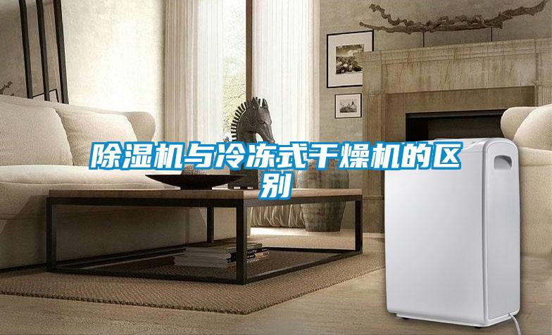 除湿机与冷冻式干燥机的区别