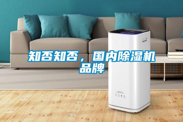 知否知否，国内除湿机品牌