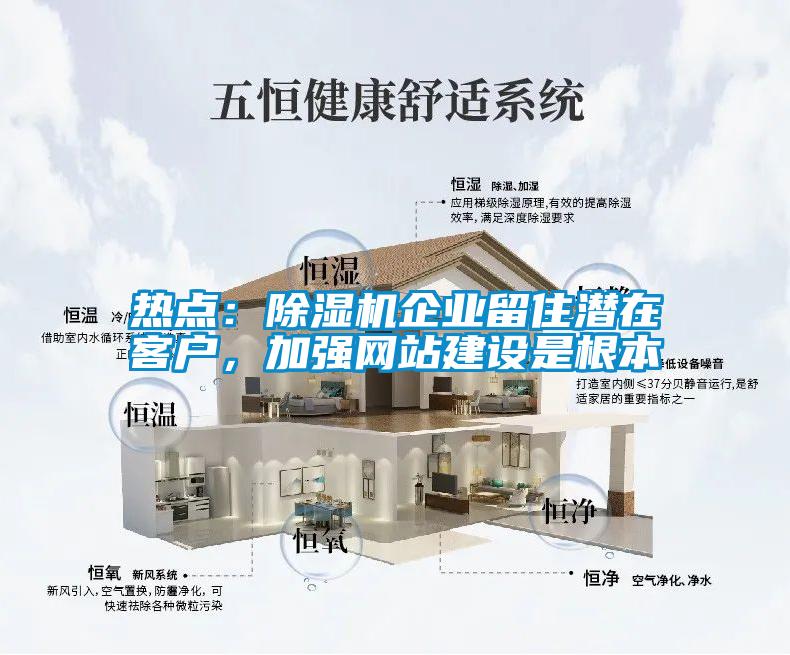 热点：除湿机企业留住潜在客户，加强网站建设是根本