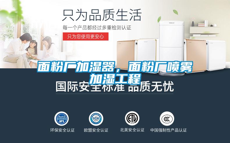 面粉厂加湿器，面粉厂喷雾加湿工程