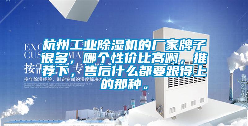 杭州工業(yè)除濕機(jī)的廠家牌子很多，哪個(gè)性價(jià)比高啊，推薦下，售后什么都要跟得上的那種。